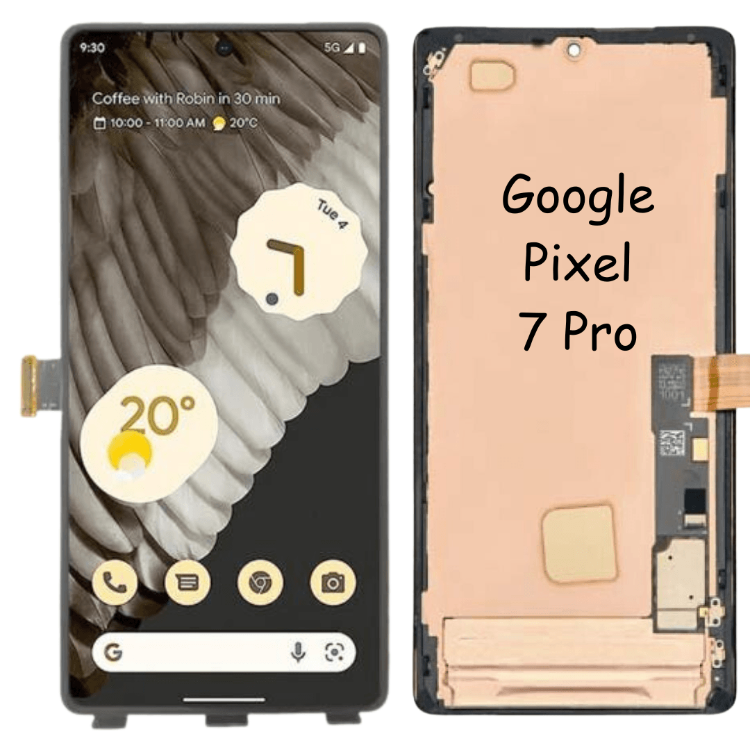 LCD Screen with Digitizer Full Assembly For Google Pixel 7 Pro 5G GP4BC, GE2AE, (without Fingerprint Sensor) - Best Cell Phone Parts Distributor in Canada, Parts Source LCD Screen with Digitizer Full Assembly For Google Pixel 7 Pro 5G GP4BC, GE2AE, (without Fingerprint Sensor) - Best Cell Phone Parts Distributor in Canada, Parts Source